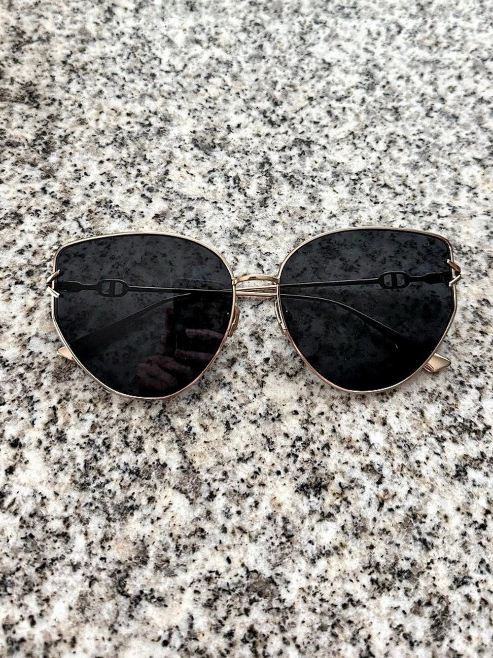 Dior Black & Gold Sunglasses